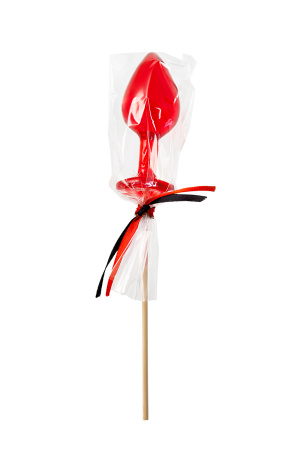 Леденец Sosuчki, «Анальная втулка малая» красный
