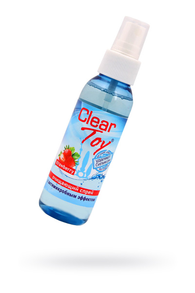 Очищающий спрей  ''CLEAR TOYS STRAWBERRY'' с антимикробным эффектом 